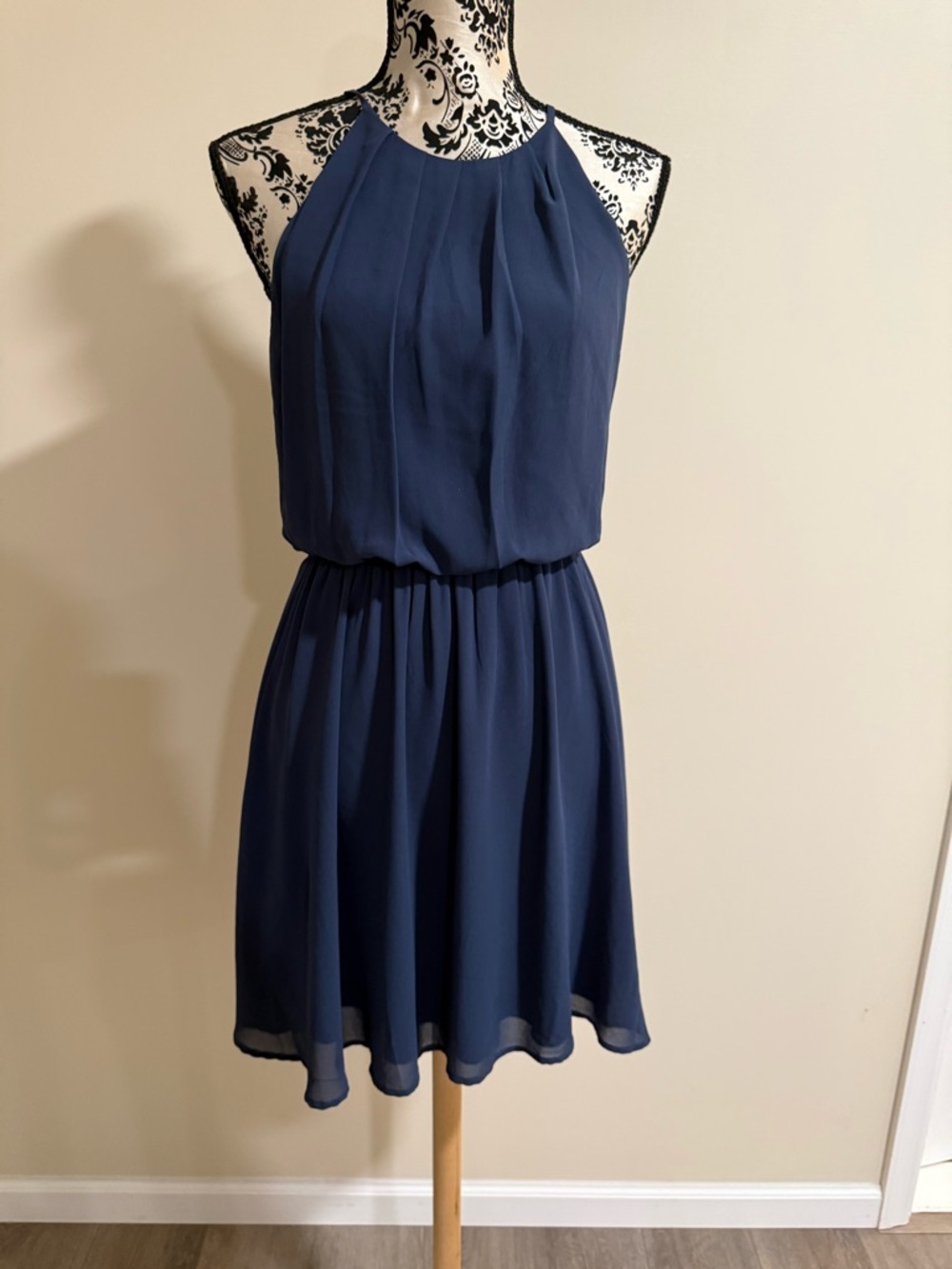 Aina Be Chiffon Halter Dress
